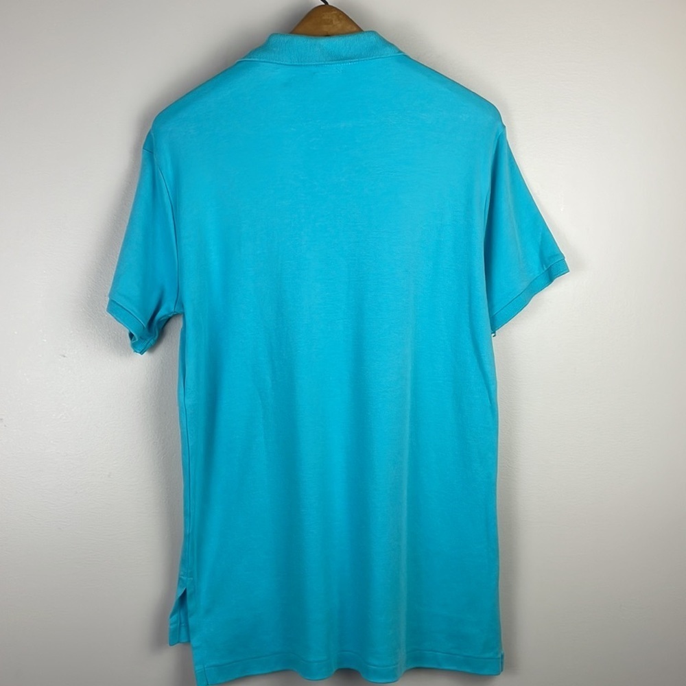 Polo Ralph Lauren Men Custom Fit Polo Shirt SZ S Soft/Stretchy Blue Label - Picture 7 of 7